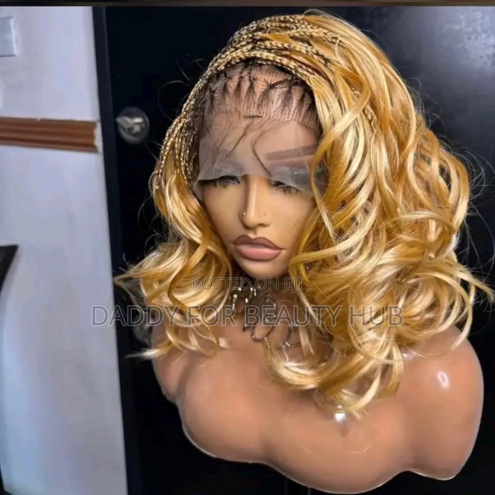 French Curls Braided Wig