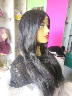 Long Black Wavy Hair