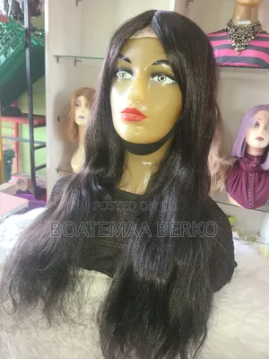 Long Black Wavy Hair