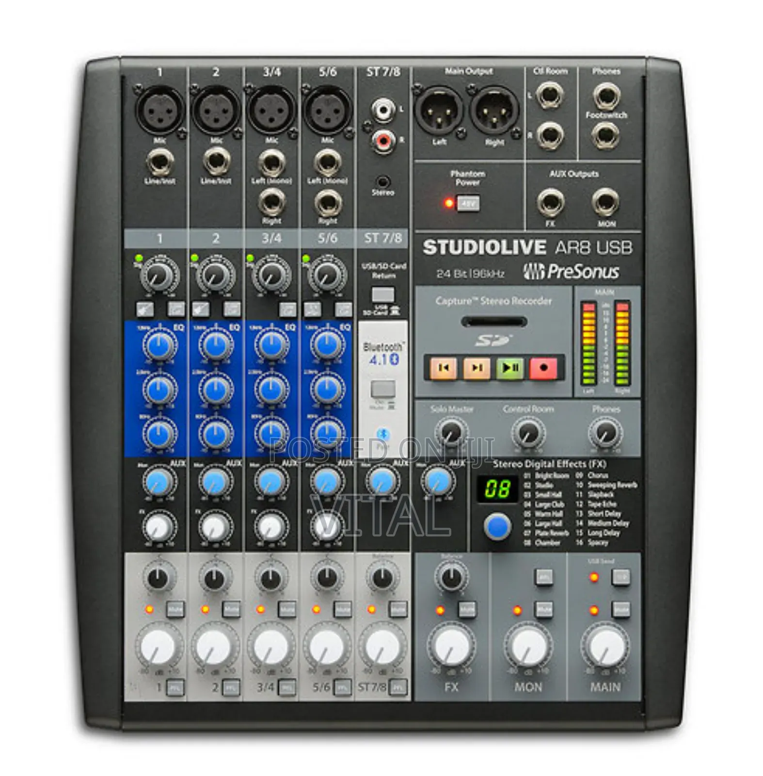 Presonus Studiolive Ar8 Multitrack Recording Mixer