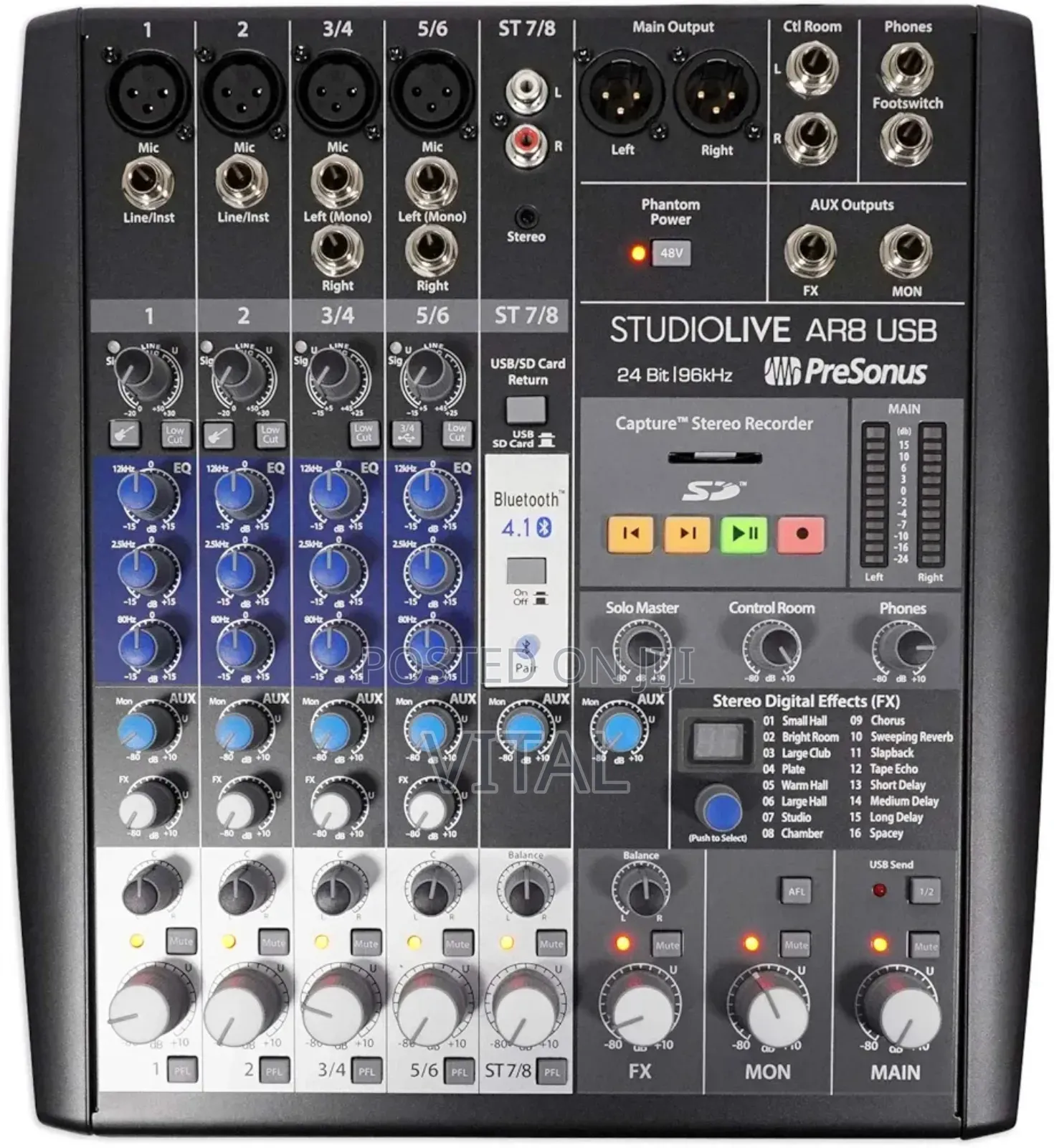 Presonus Studiolive Ar8 Multitrack Recording Mixer