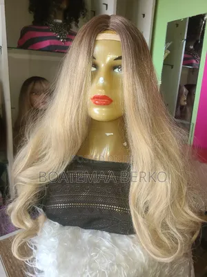 Super Blonde Curled Ends Wig