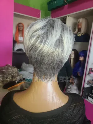 Grey Pixie Wig
