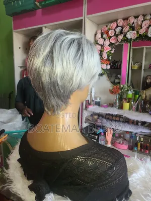 Grey Pixie Wig