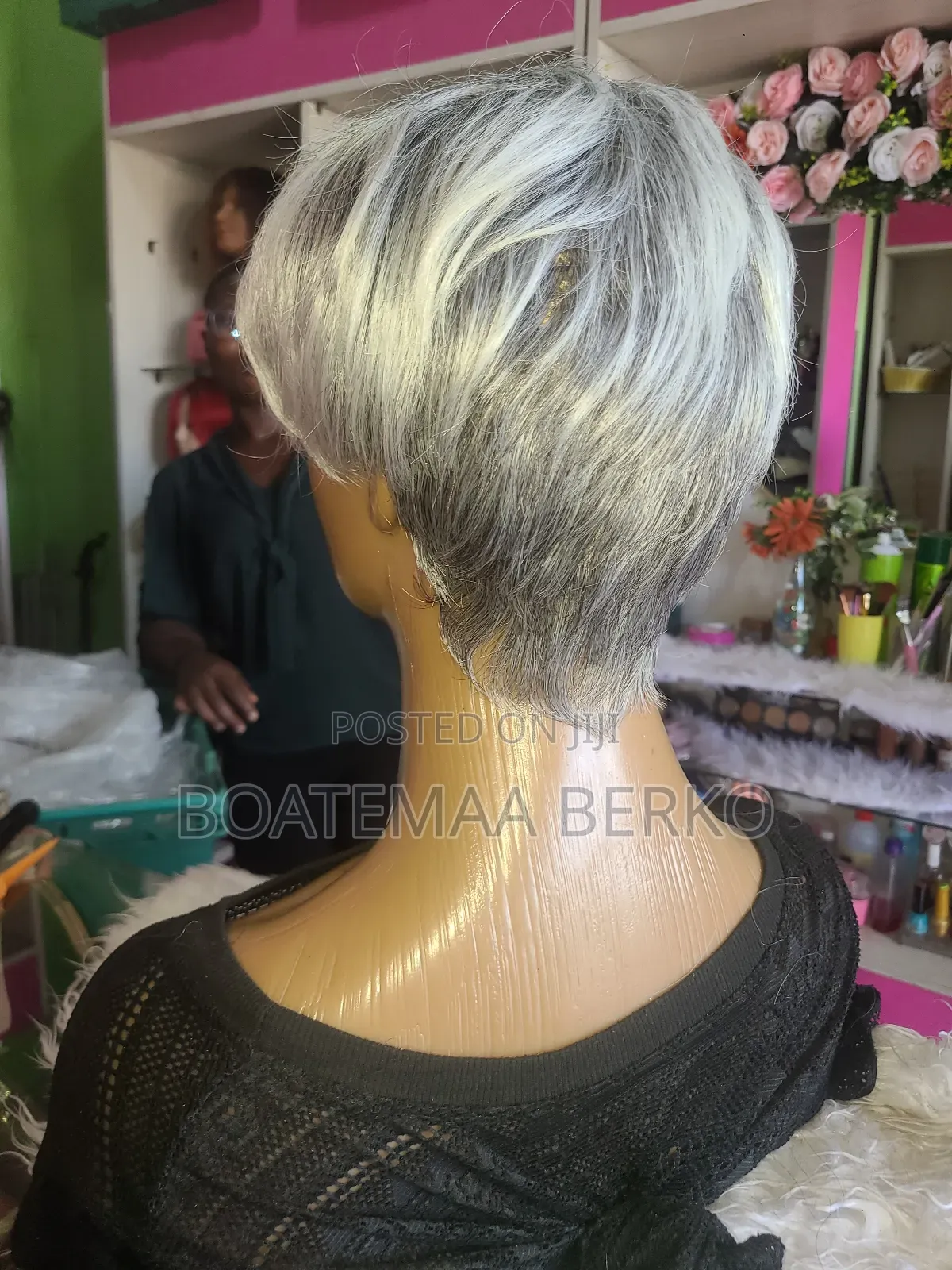 Grey Pixie Wig