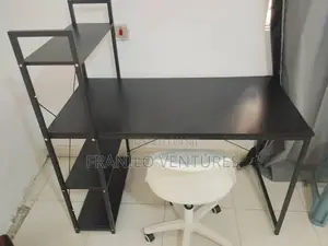 Modern Desk With Shelves
