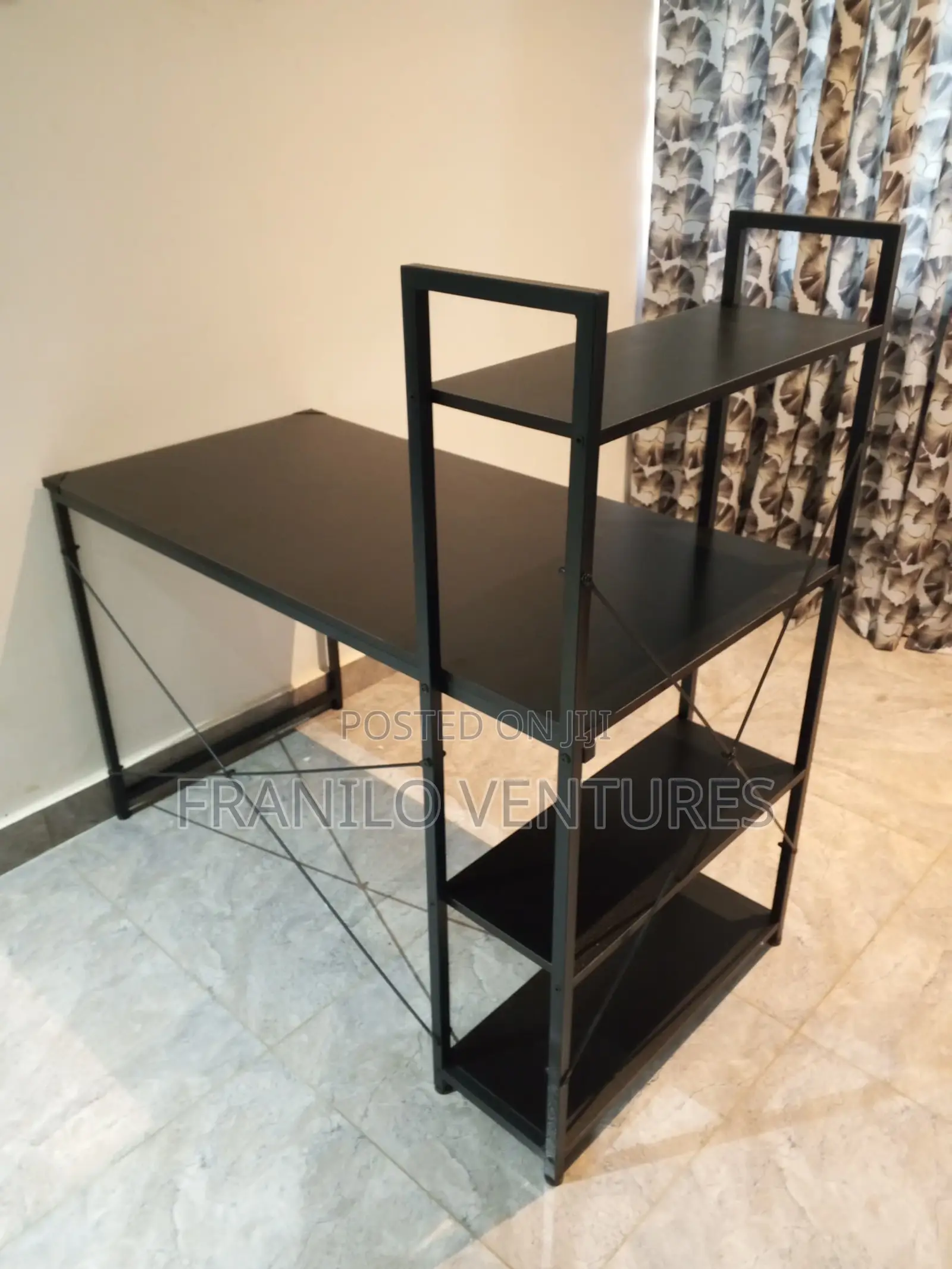 Modern Desk With Shelves