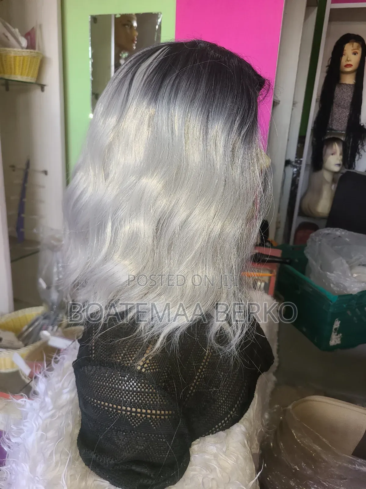 Grey Bodywave Wig