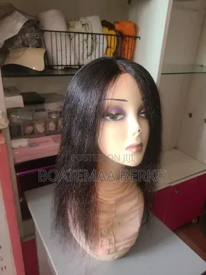Black Wavy Human Hair Wig