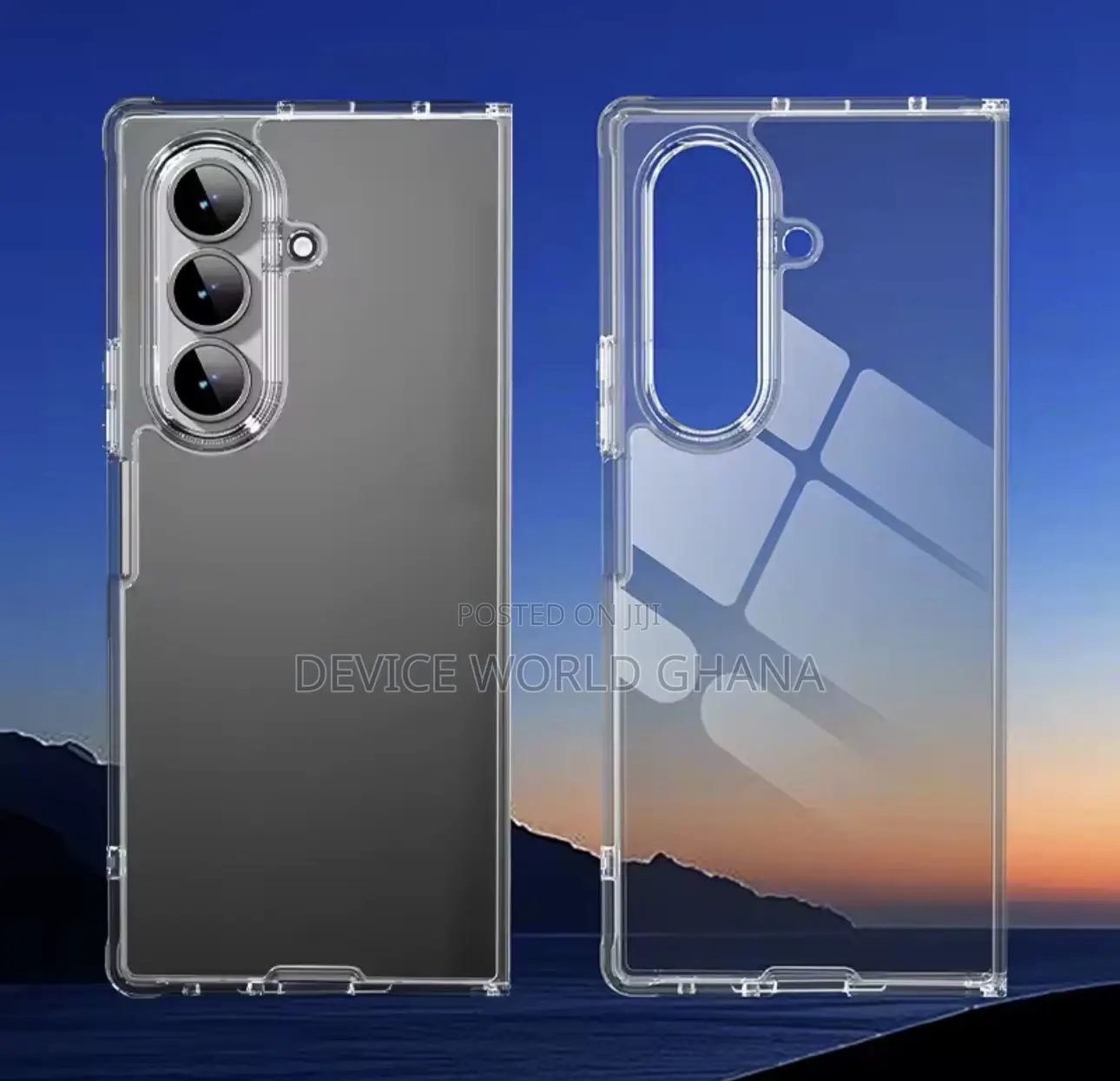 Mx Transparent Clear Case for Samsung Z Fold 7