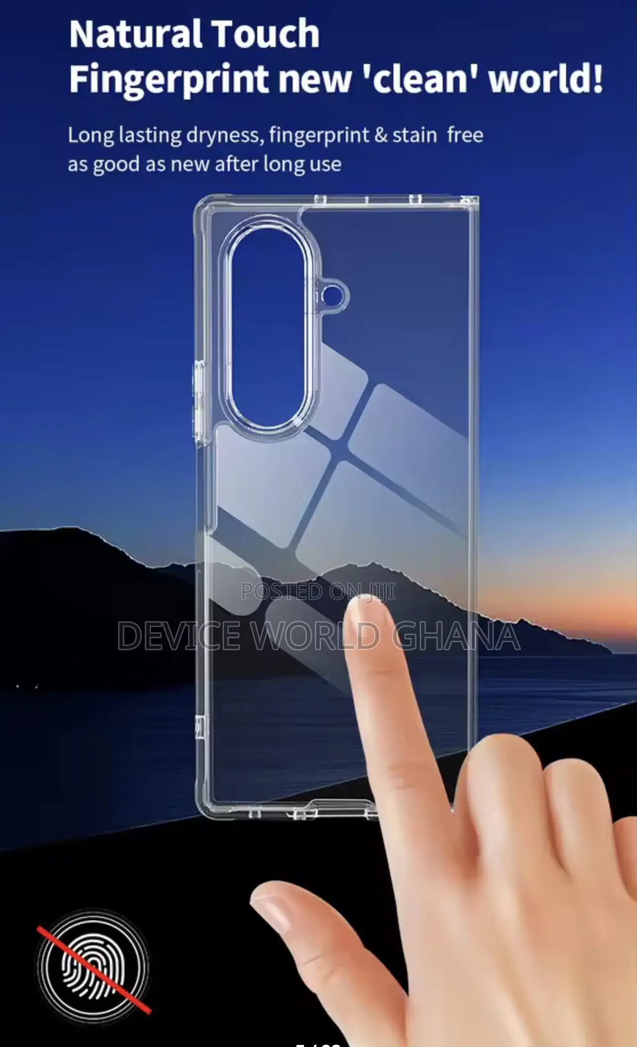 Mx Transparent Clear Case for Samsung Z Fold 7
