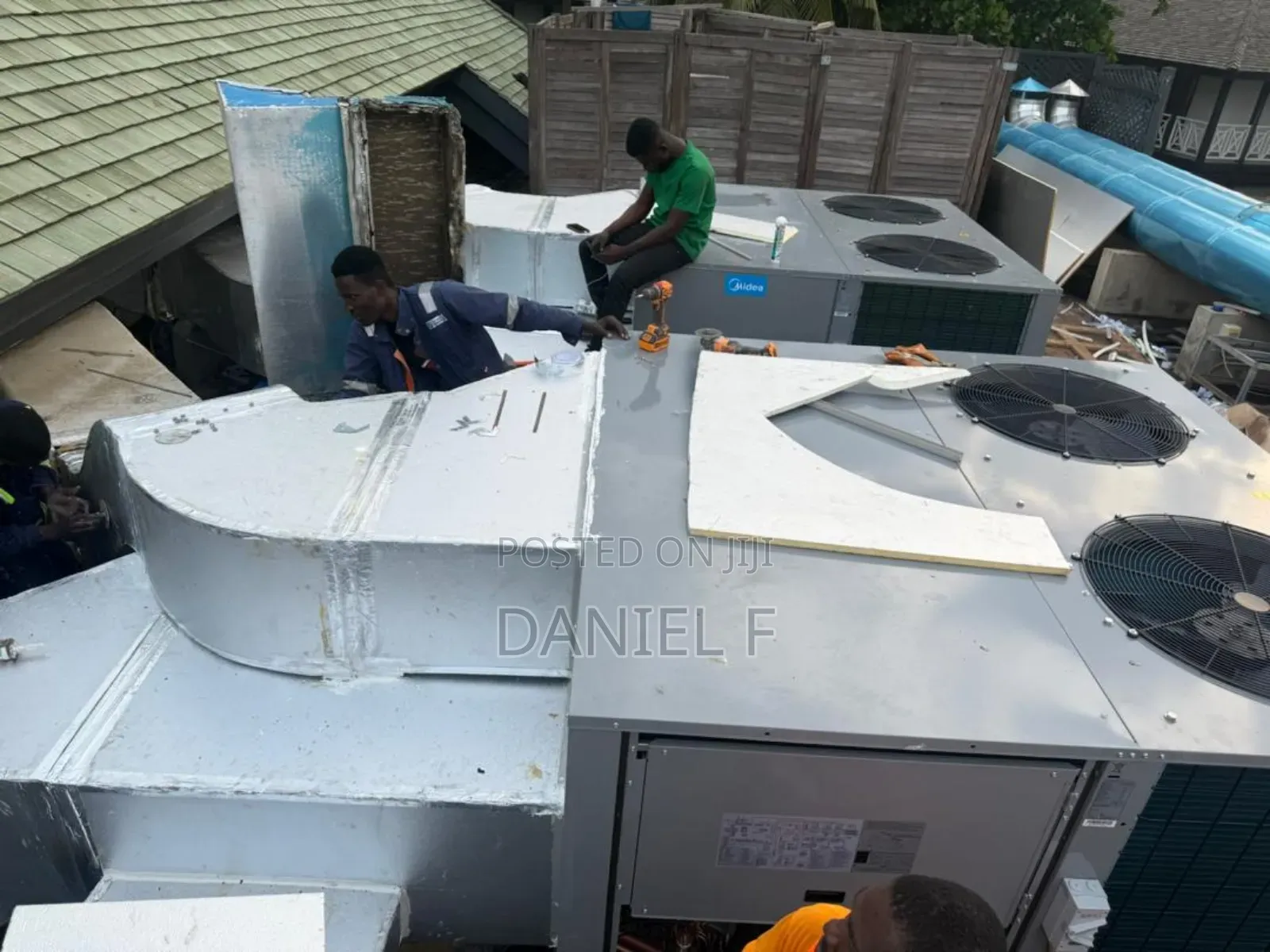 Packaged Air Condition Installation/ Duct Fabrication