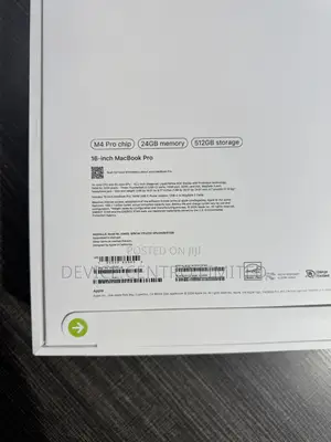 New Apple MacBook Pro 2024 M4 Pro 16-inch 24GB Apple M4 Pro SSD 512GB