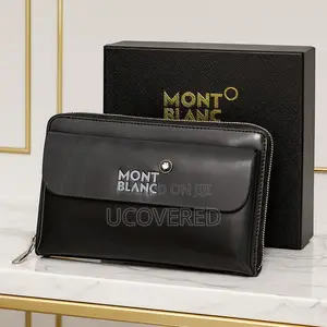 Montblanc Quality Leather Clutch Bags