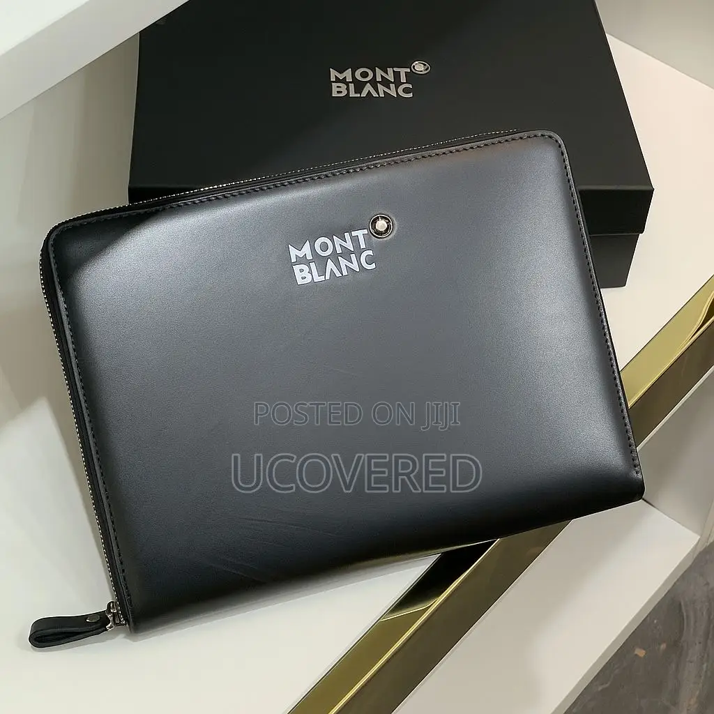 Montblanc Men’S Leather Zip Pouch