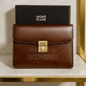 Montblanc Leather Envelope Clutch Bag