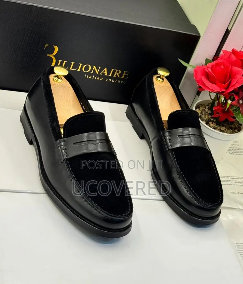 Billionaire Men’S Leather+ Suede Classic Shoe