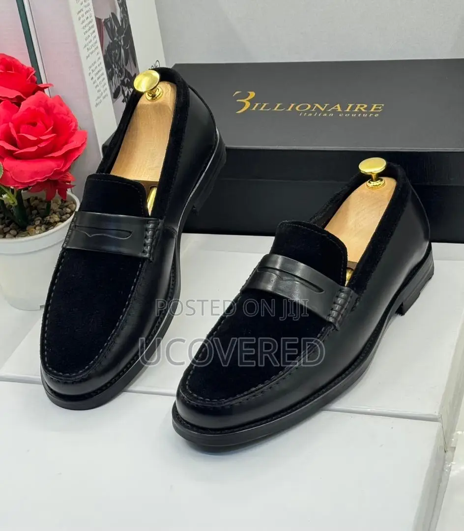 Billionaire Men’S Leather+ Suede Classic Shoe