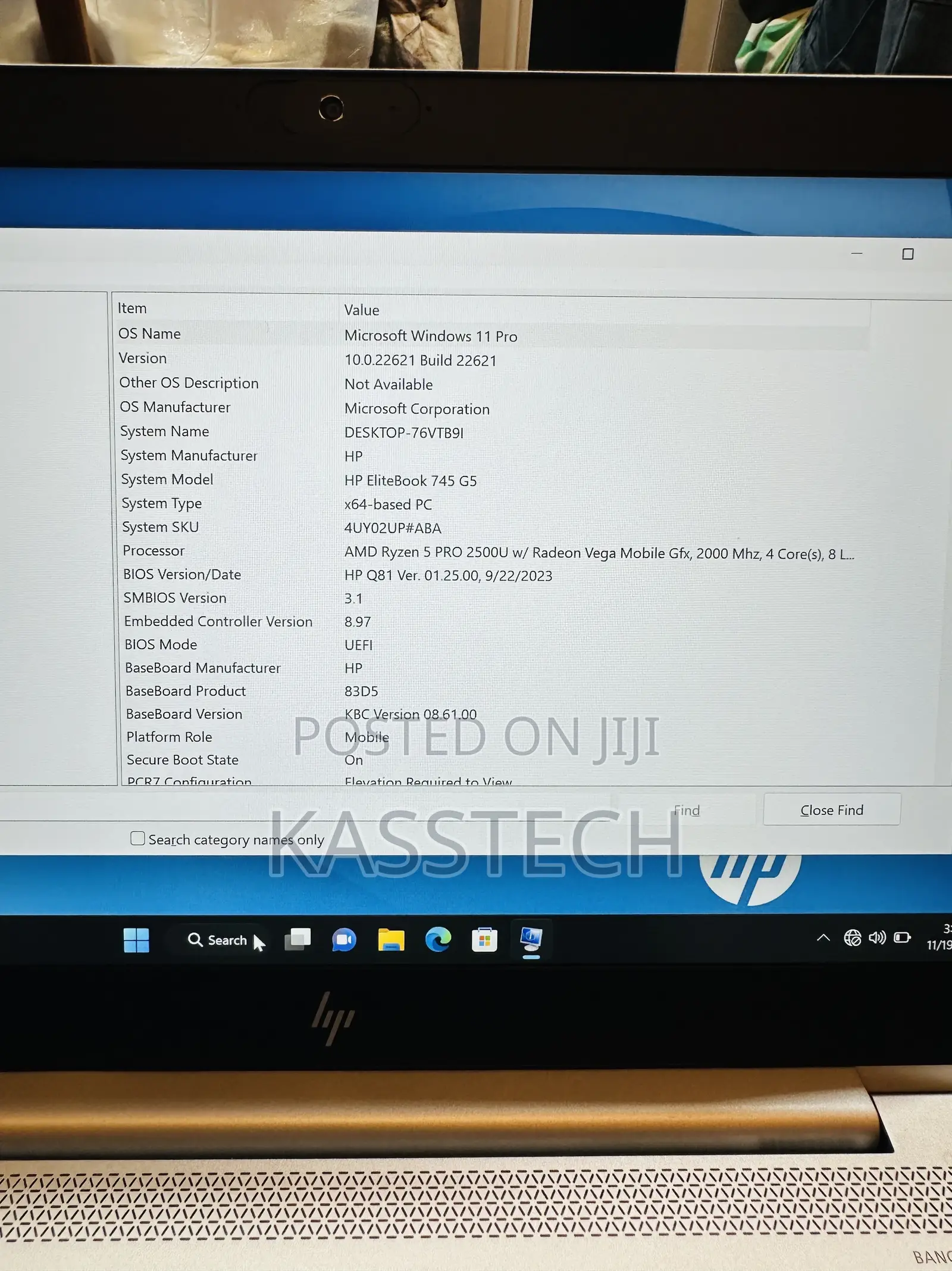 Laptop HP EliteBook 745 G5 8GB AMD Ryzen 5 SSD 256GB