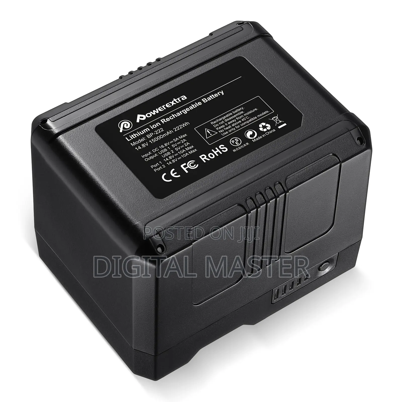V-mount/V-lock Battery - 222wh 14.8v 15000mah Rechargeable Battery