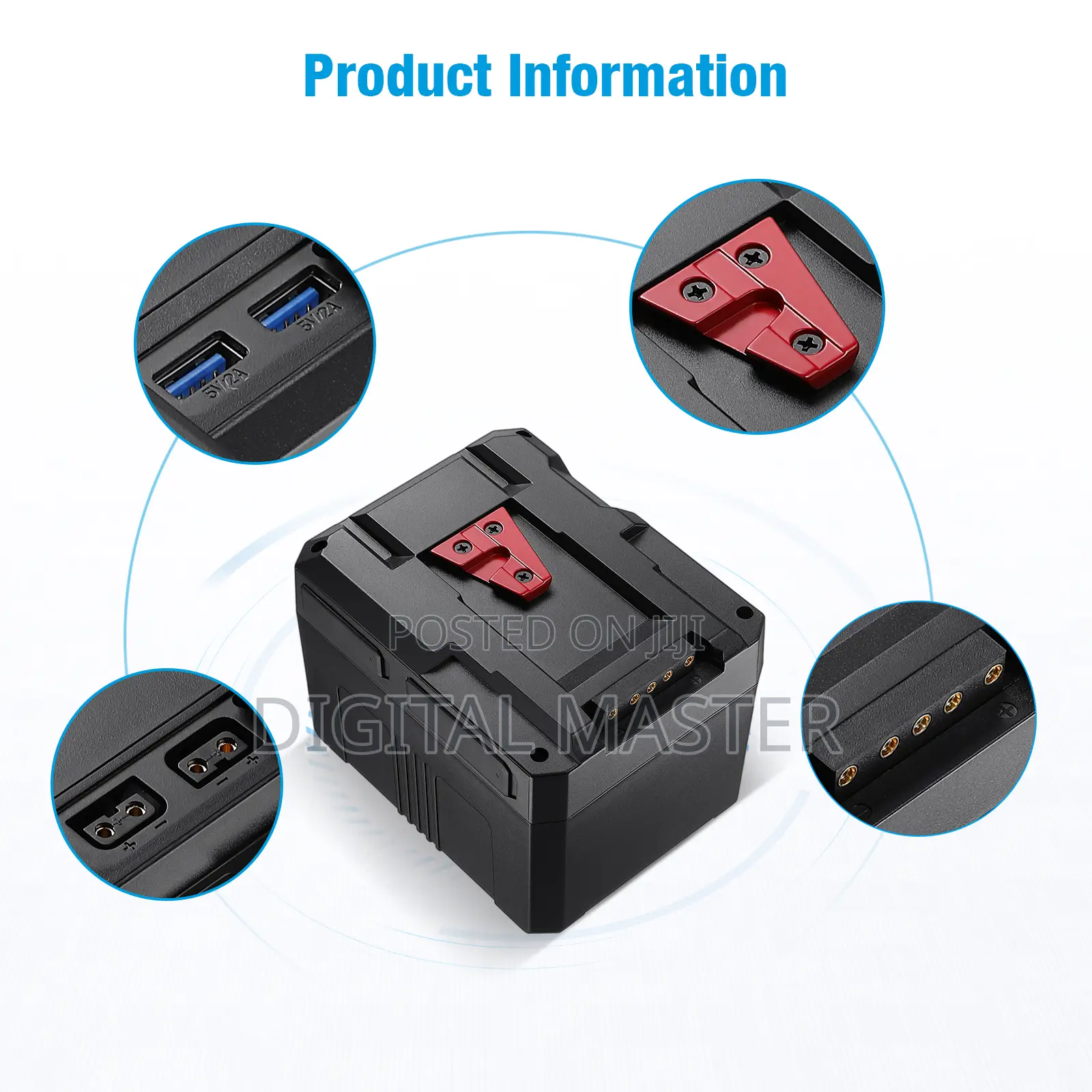 V-mount/V-lock Battery - 222wh 14.8v 15000mah Rechargeable Battery