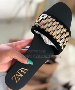 Zara Ladies Slippers. Size 37- 42 ( Comes With a Box)