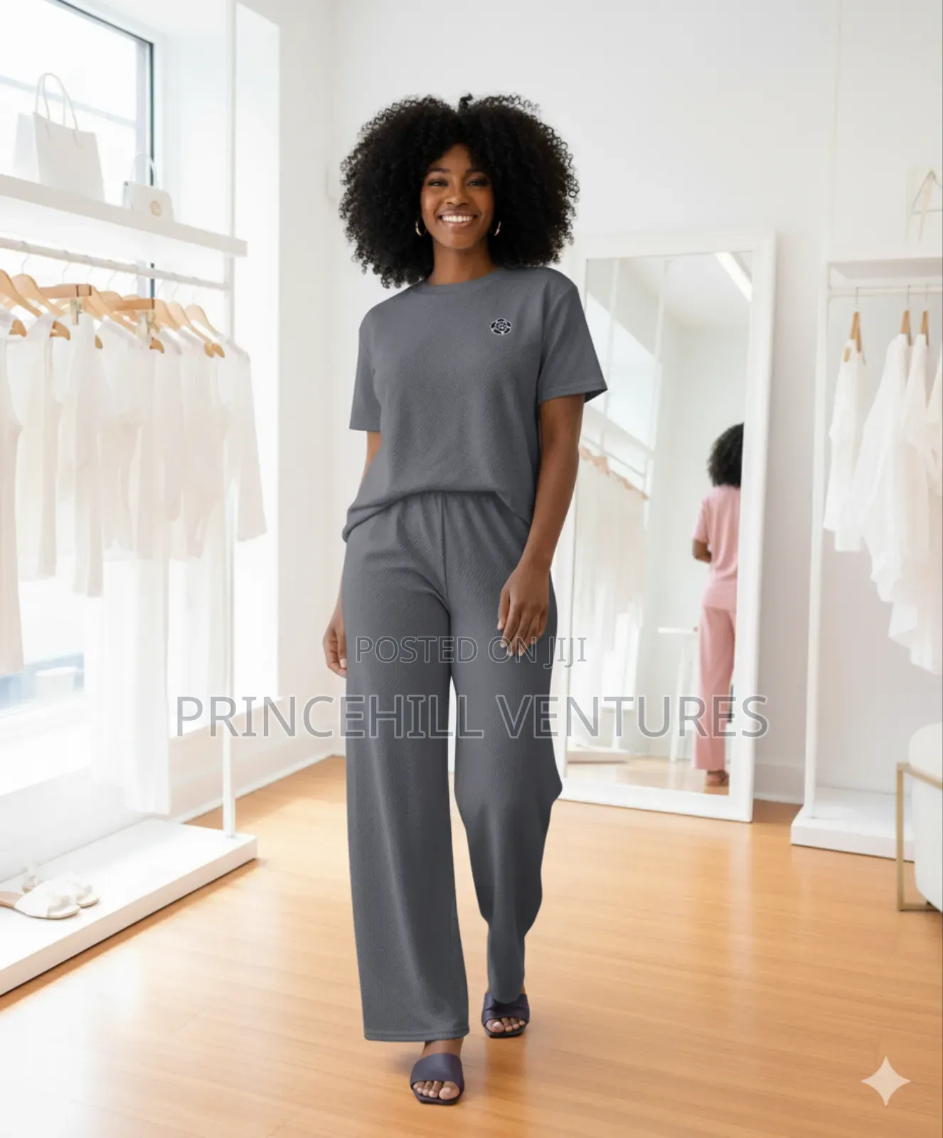 Ladies 2 Piece Top And Down Wear