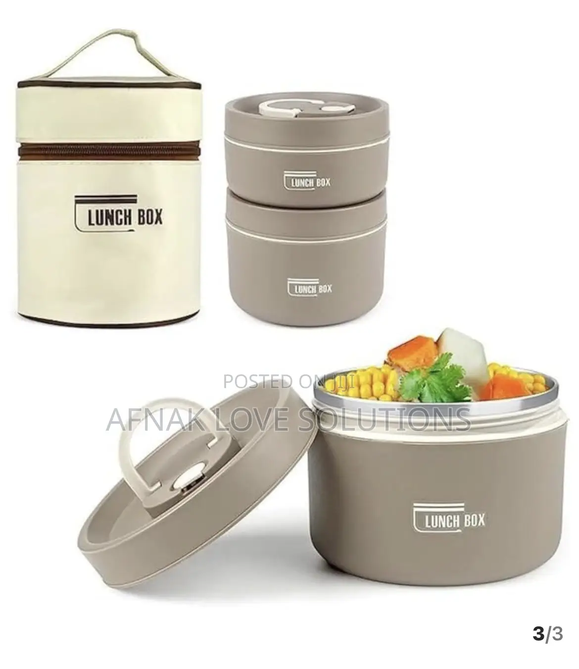 2 Pieces Microwave Safe Launch Box