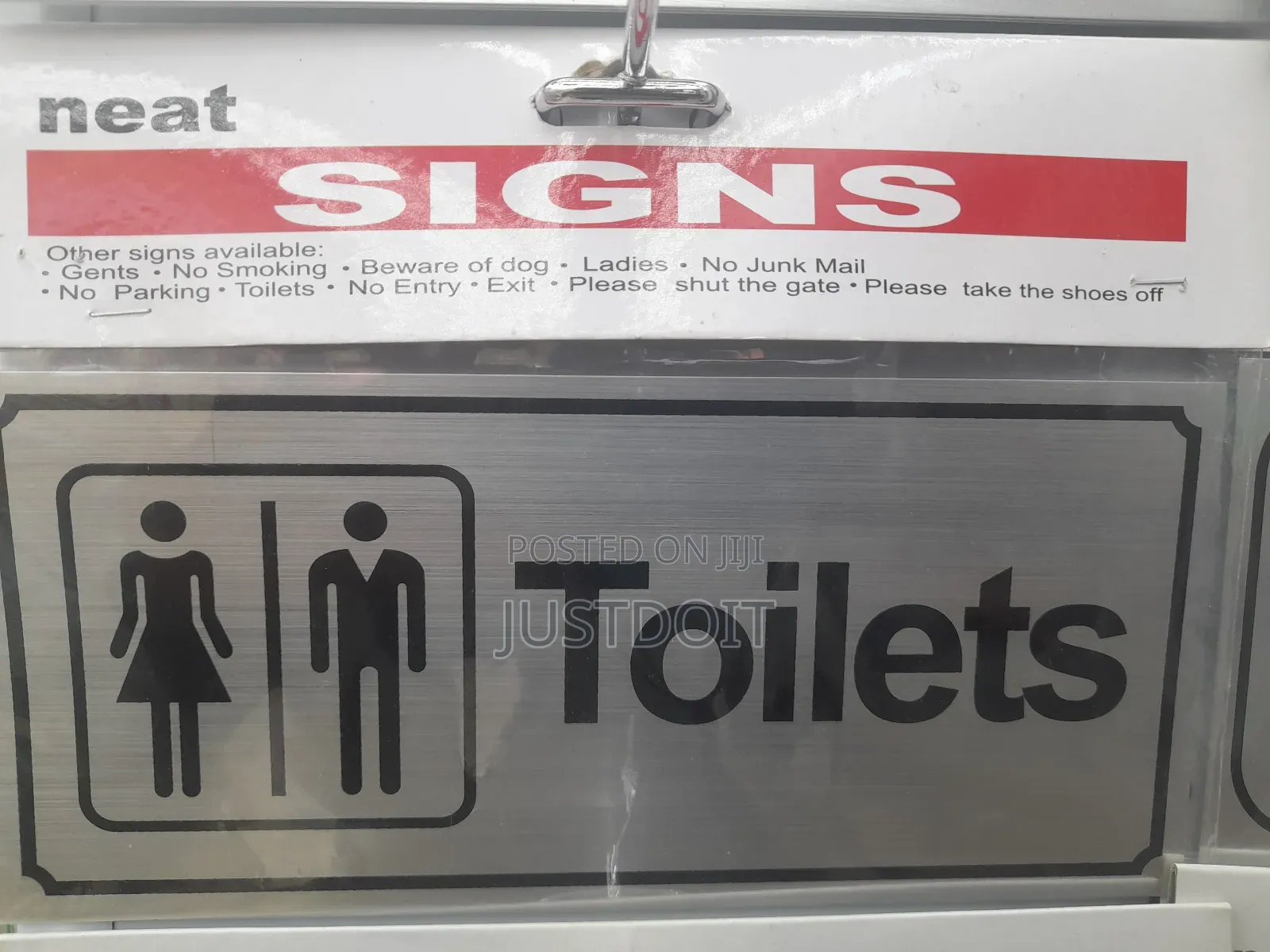 Male and Female Toilet Sign