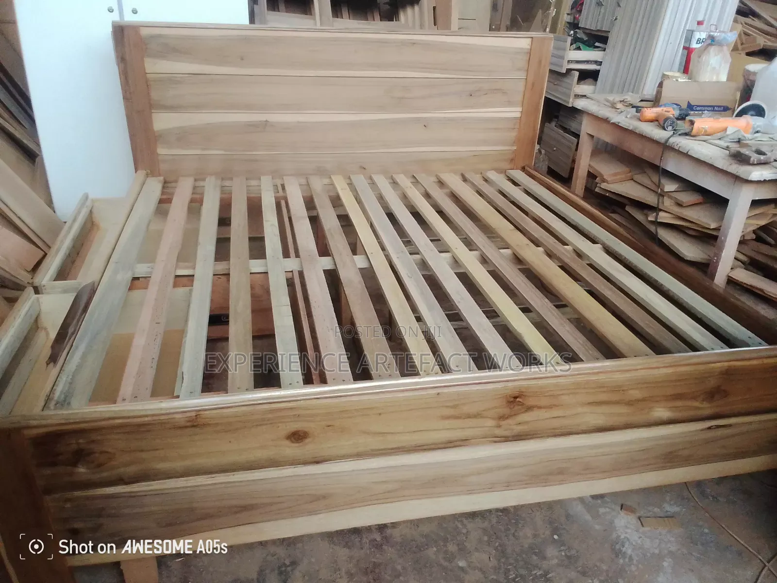 Two Built-in Drawers King