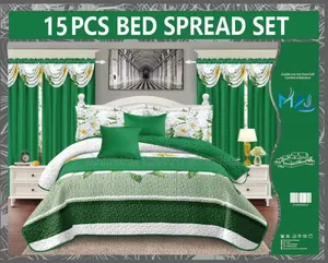 Super King Size 15 Pieces Set Beddings