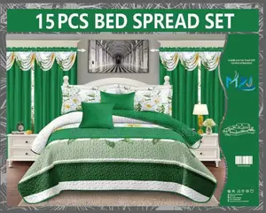 Super King Size 15 Pieces Set Beddings