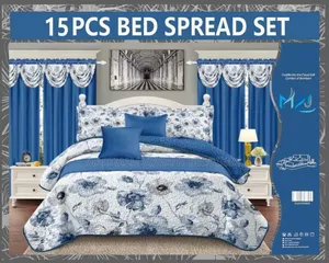 Super King Size 15 Pieces Set Beddings