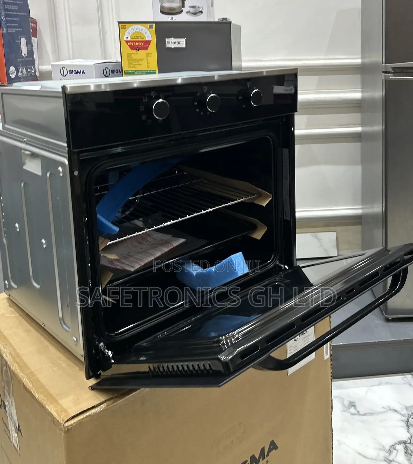 Sealed in Box Black Sigma in-Built Electric Oven