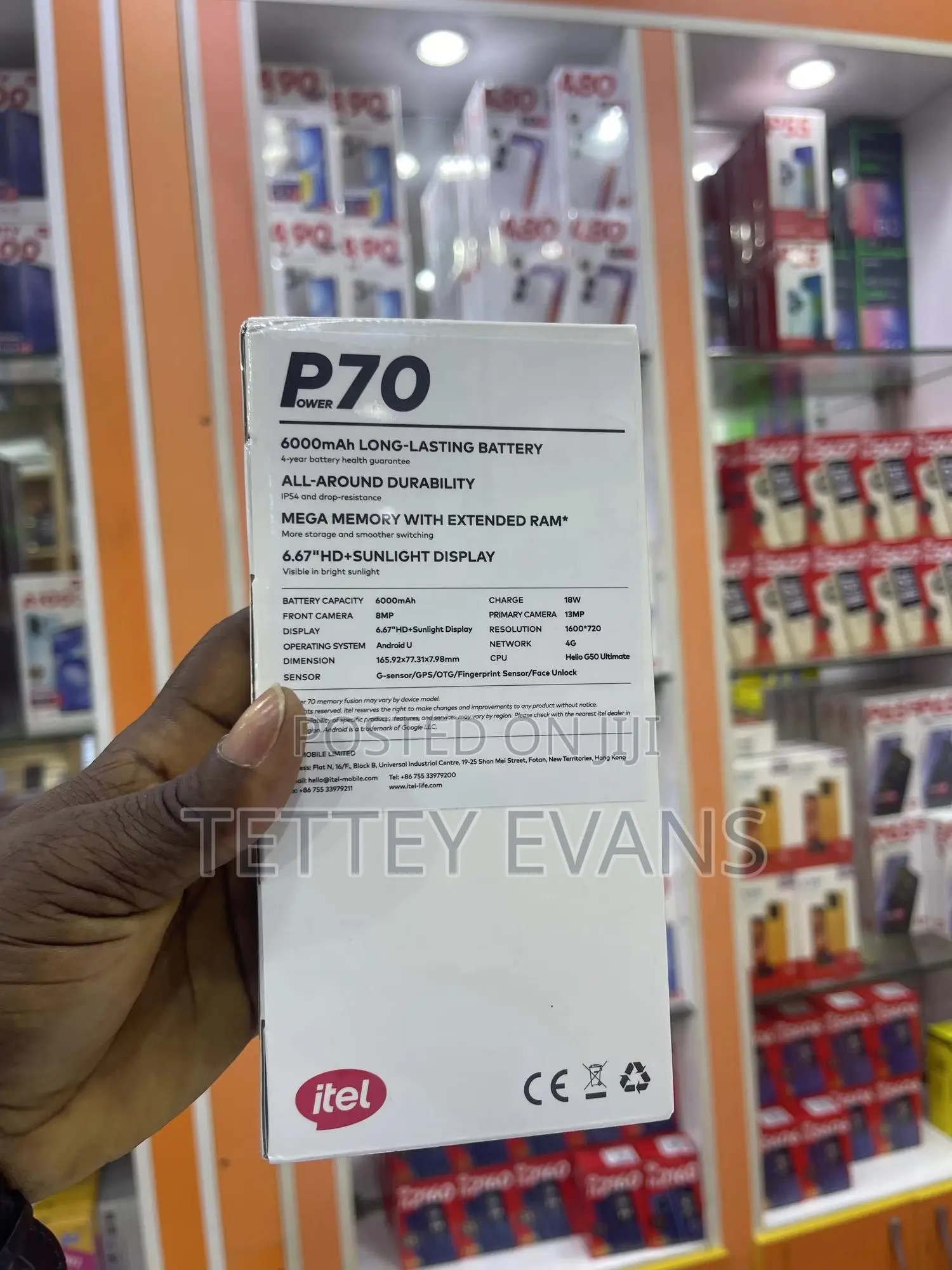 New Itel P70 64 GB Gray