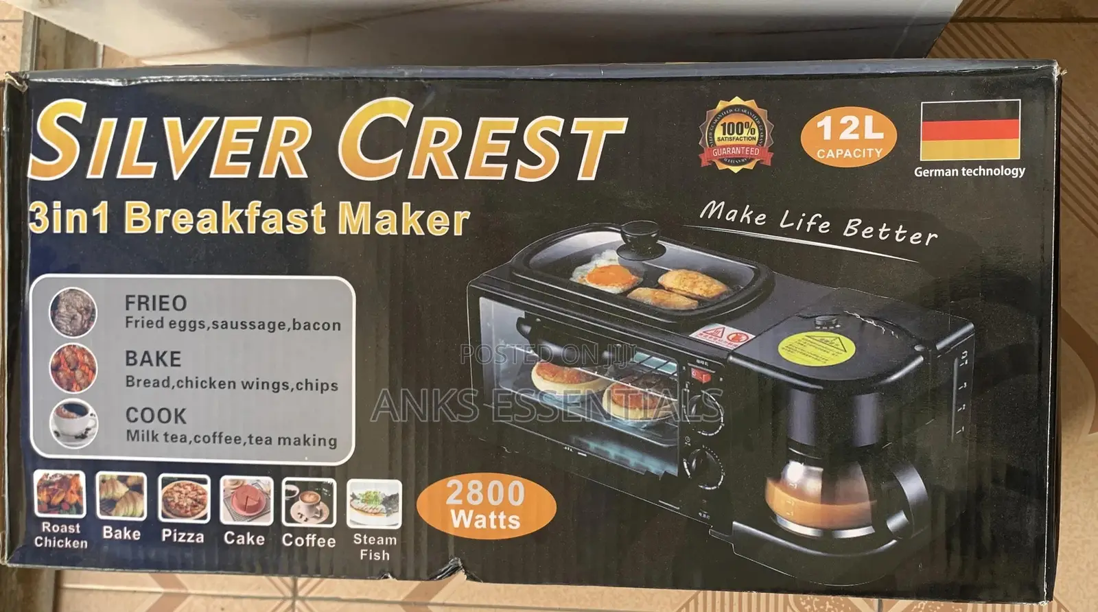 Smart Mini Breakfast Maker 3-in-1 Appliance