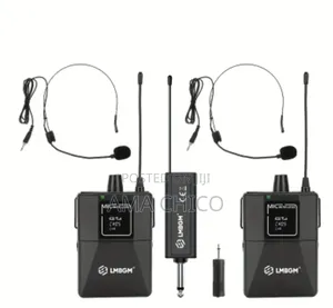 Wireless Uhf Lapel Microphone With Headset