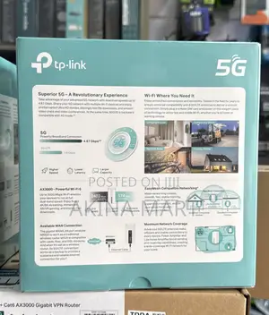 5g Cpe Router Ax3000 Dual Band Wi-Fi 6 Archer Nx500