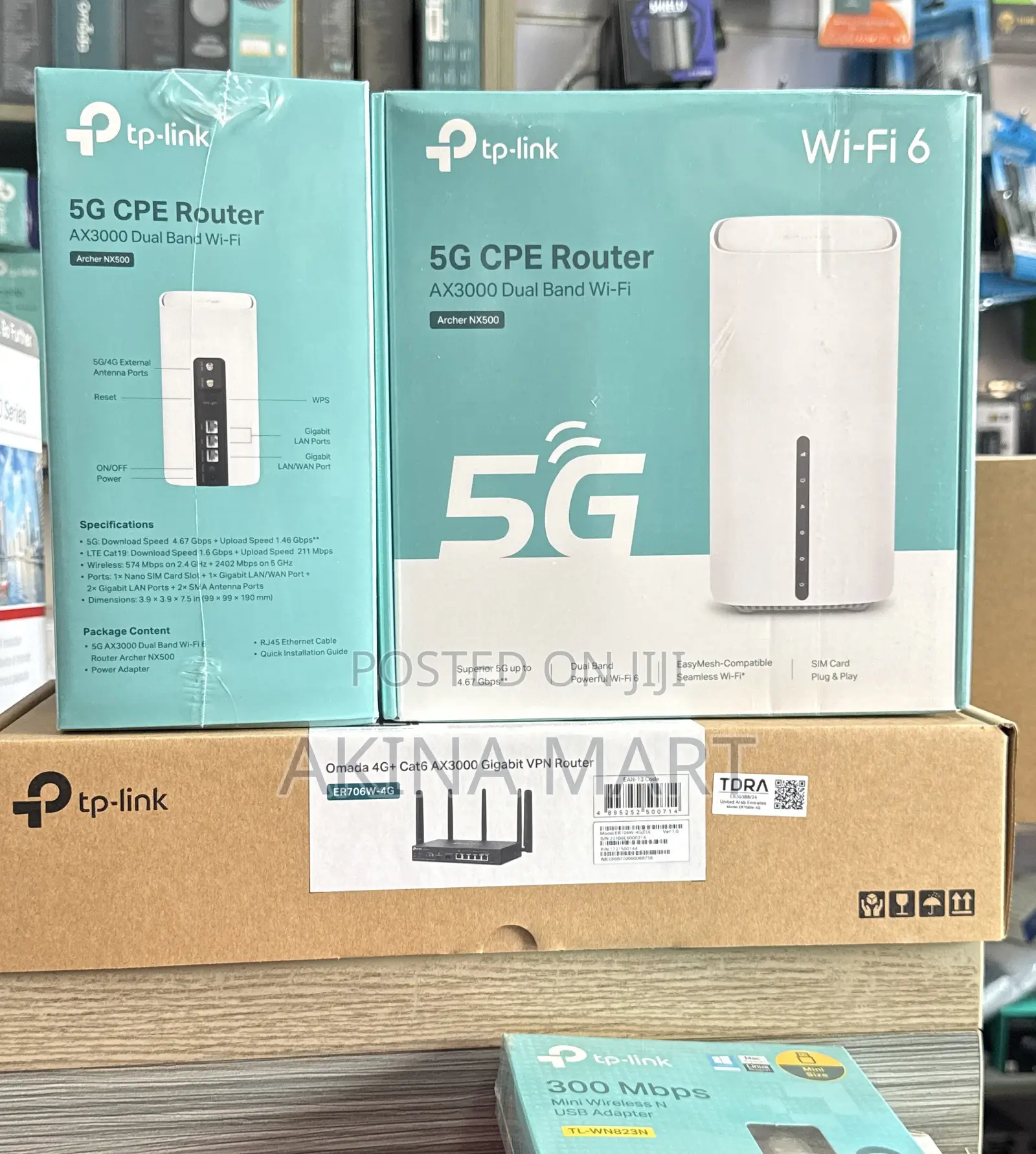 5g Cpe Router Ax3000 Dual Band Wi-Fi 6 Archer Nx500