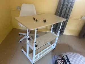 Adjustable Study Desk With Shelves