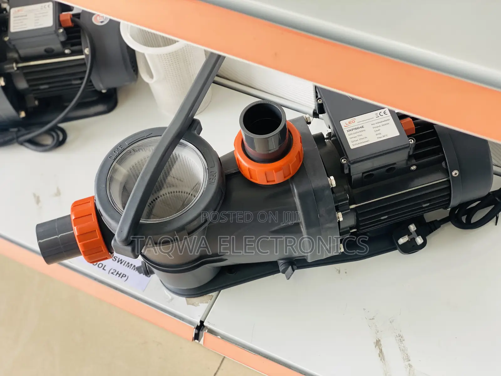 Efficient Water Pump Leo 2hp Pool Pump