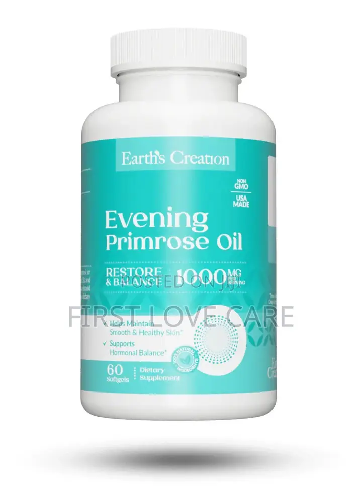 Earth's Creation Natural Evening Primrose Oil 1000mg