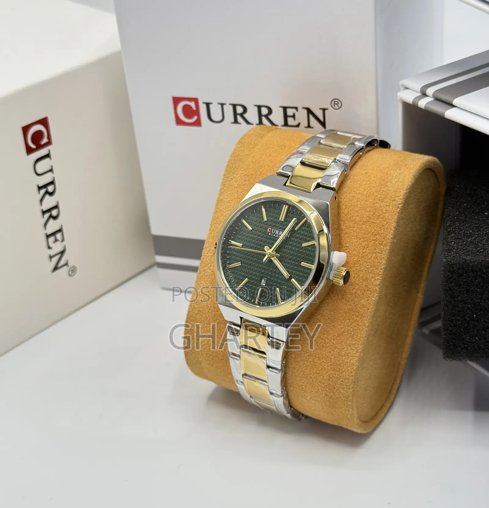 Curren Roman Numeral Dial Luxury Watch for Women
