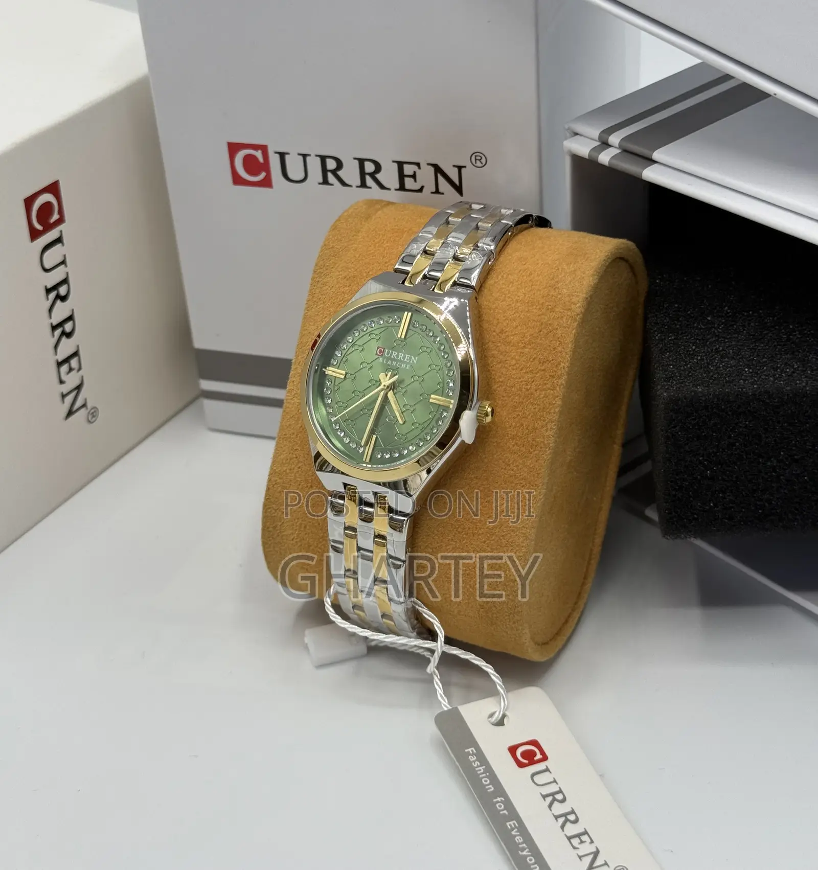 Curren Roman Numeral Dial Luxury Watch for Women