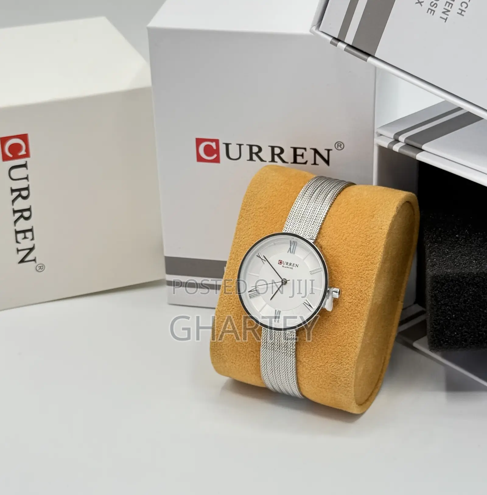 Curren Ladies Bold Analog Silver Watch