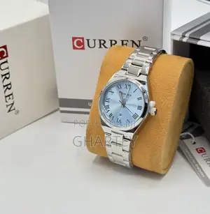 Curren Ladies Bold Analog Silver Watch