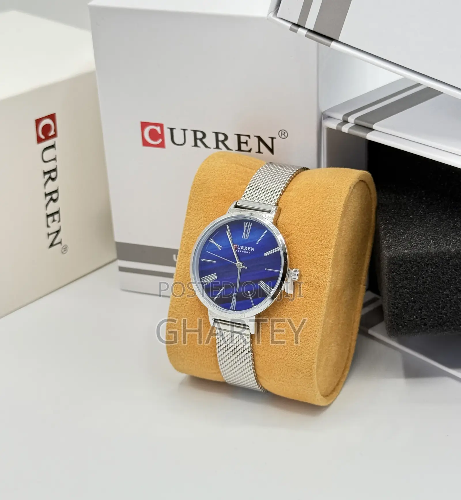 Curren Ladies Bold Analog Silver Watch