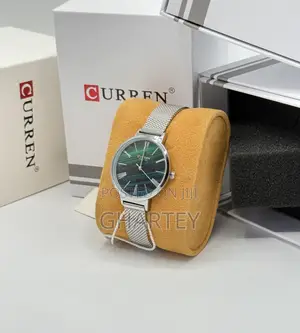 Curren Ladies Bold Analog Silver Watch