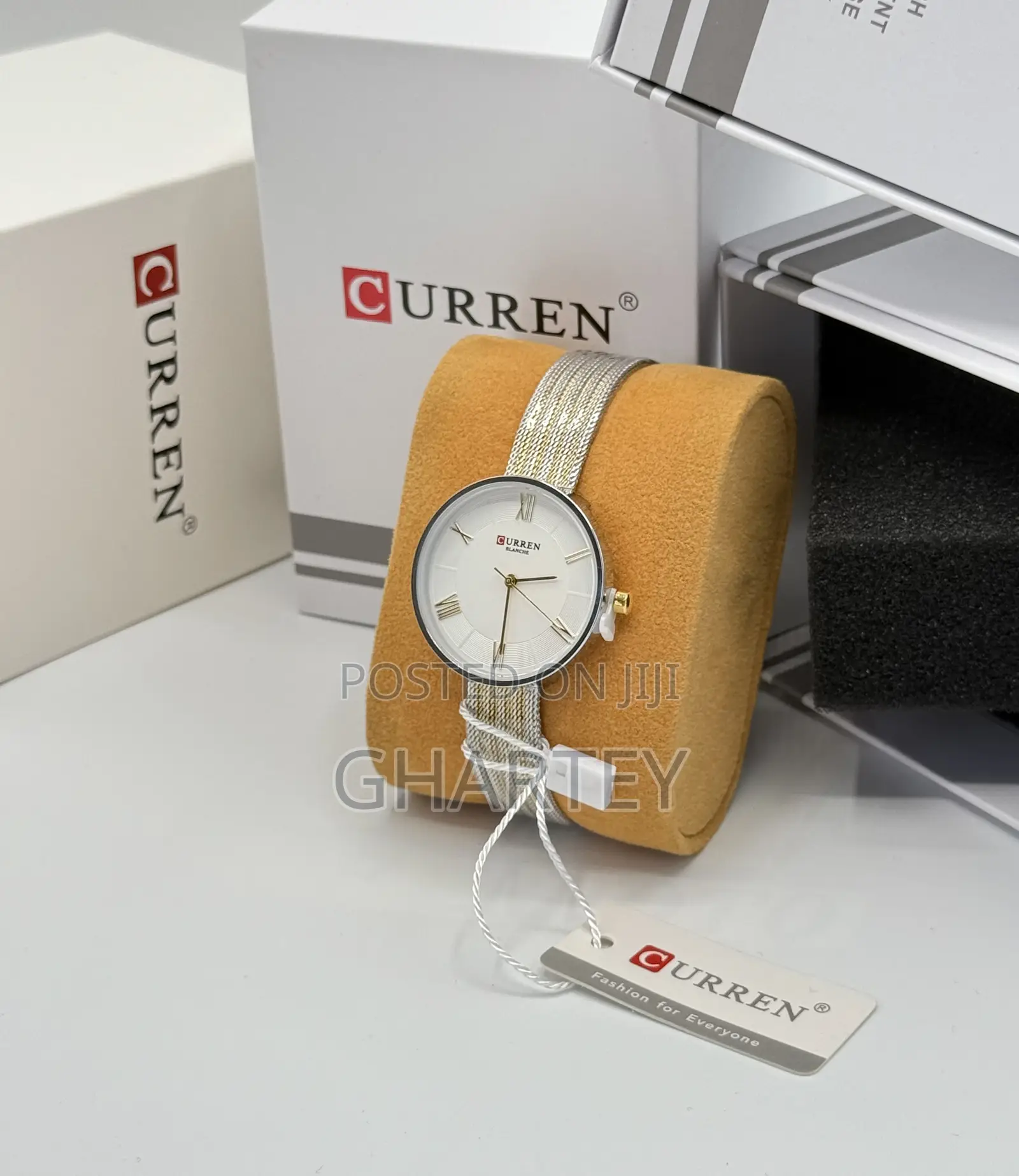 Curren Ladies Bold Analog Silver Watch