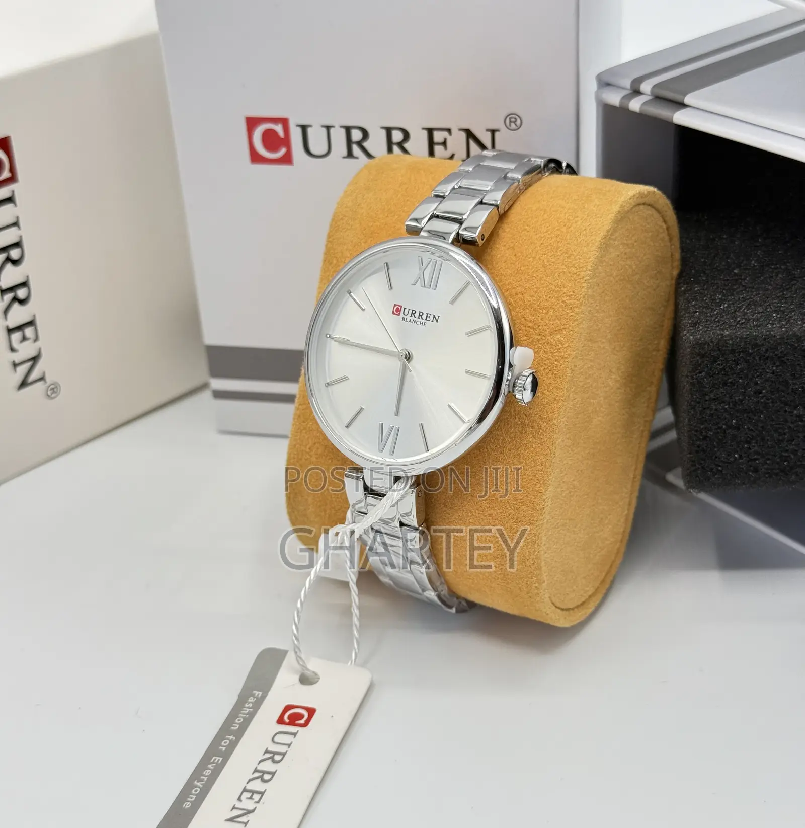 Curren Ladies Bold Analog Silver Watch